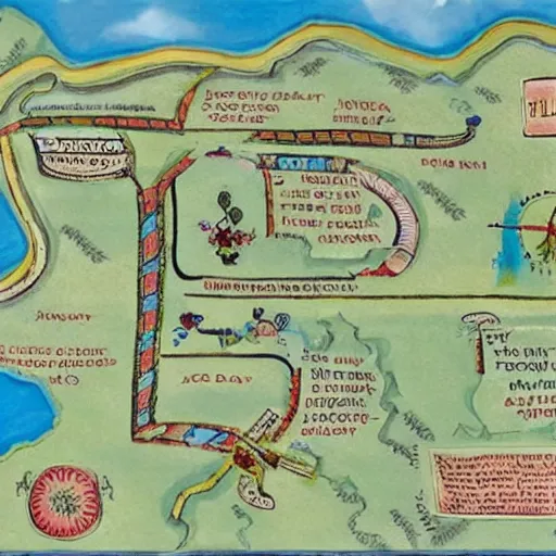 Image similar to a treasure map for treasure hidden in maidenhead