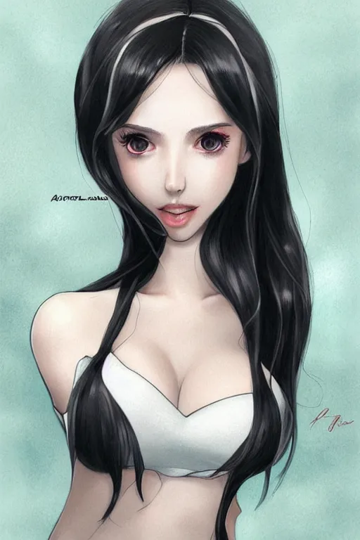 Image similar to virgin killer sweater, by artgerm, WLOP