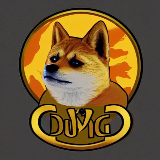 Prompt: doge dog dogecoin as a fury