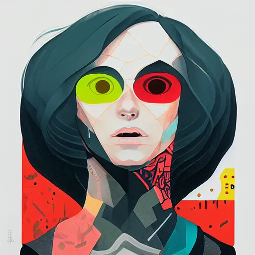 Prompt: Char profile picture by Sachin Teng, asymmetrical, Organic Painting , Matte Painting, geometric shapes, hard edges, graffiti, street art:2 by Sachin Teng:4