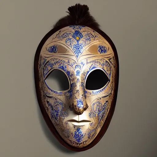 Image similar to venetian bauta mask