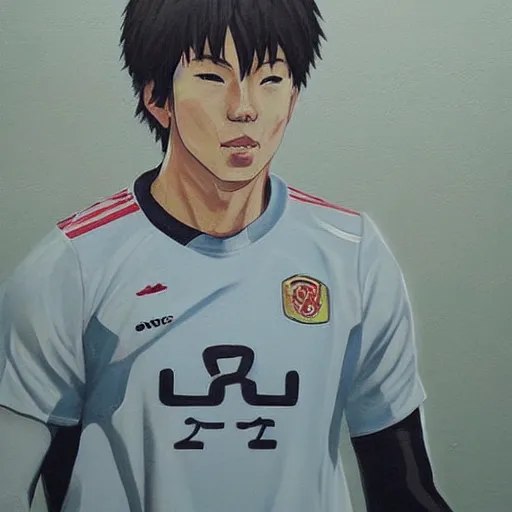 Image similar to a high detail portrait of kaf by makoto sinkai, by BUNBUN, in simple background, CLIP STADIO, mad painting