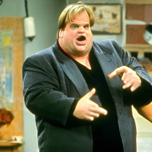 Image similar to Chris Farley starring in Breakiong-Bad