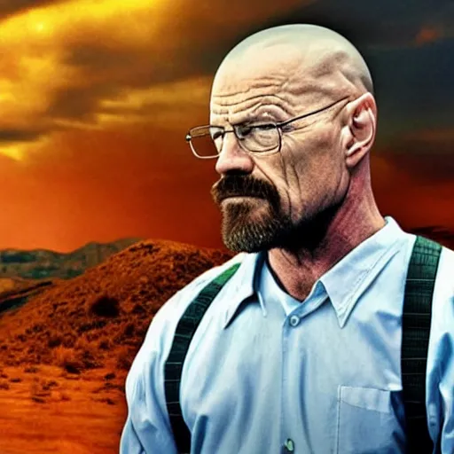 Image similar to walter white as gigachad