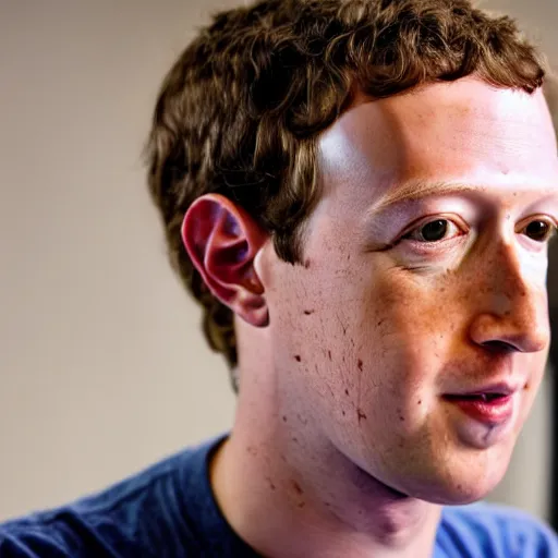 Image similar to mark zuckerberg as a dirty decrepit homeless man, 4 k ultra high detailed