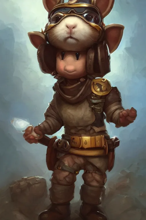 Image similar to cute little anthropomorphic Guinea Pig Pilot , tiny, small, short, Pilot outfit, cute and adorable, pretty, beautiful, DnD character art portrait, matte fantasy painting, DeviantArt Artstation, by Jason Felix by Steve Argyle by Tyler Jacobson by Peter Mohrbacher, cinematic lighting