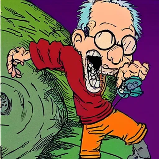 Prompt: artwork of bill watterson.