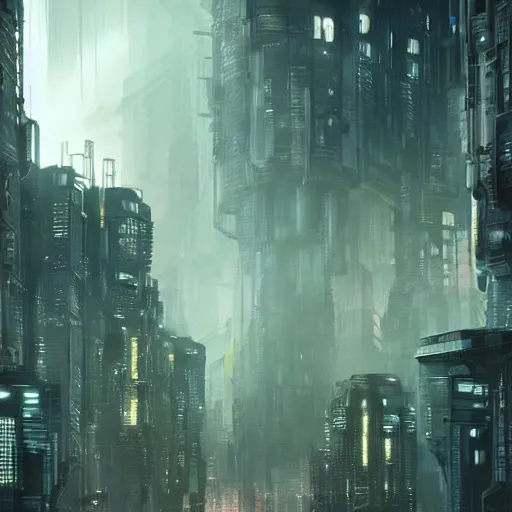 Prompt: ultra dense dystopian city, cyber punk, digital art, high quality, high resolution