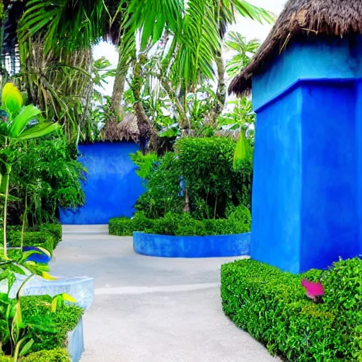 Image similar to the blue garden of lapu