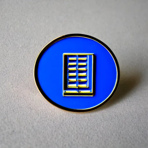 Prompt: a photo of a retro 1 9 8 0 s minimalistic clean fire warning label enamel pin, beautiful cinematic light, behance