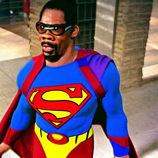 Image similar to Pootie tang as superman