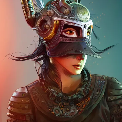 Image similar to cyberpunk viking helmet mask warrior goddess robot ninja fantasy, art gta 5 cover, official fanart behance hd artstation by jesper ejsing, by rhads, makoto shinkai and lois van baarle, ilya kuvshinov, ossdraws