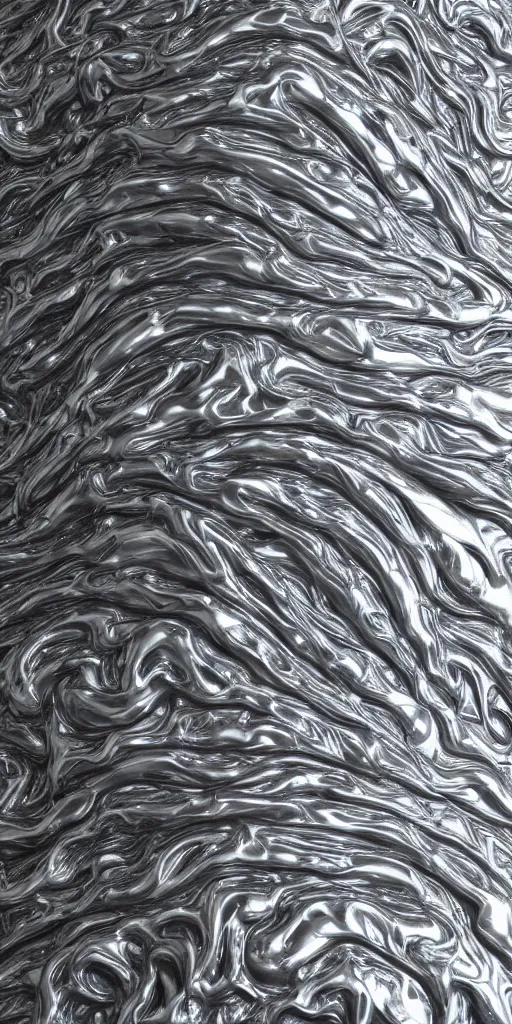 Prompt: a photorealistic render of a 3 d liquid sculpture, made of liquid metal and marble, c 4 d, by zhelong xu, gakkin and ernst haeckel, hyper realistic, plain background, 8 k, volumetric lightning, trending on artstation