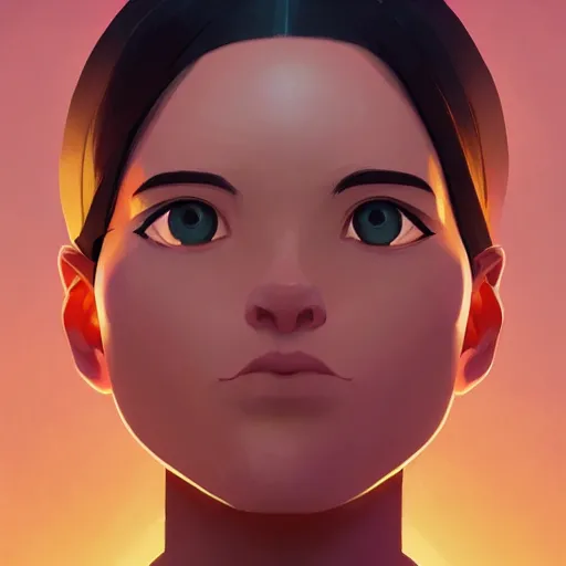 Image similar to face icon stylized minimalist pax, loftis, cory behance hd by jesper ejsing, by rhads, makoto shinkai and lois van baarle, ilya kuvshinov, rossdraws global illumination