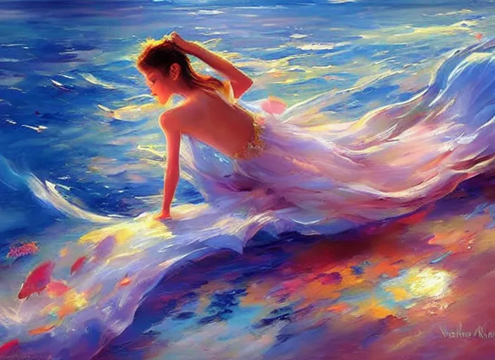 Image similar to cosmic ocean by vladimir volegov and alexander averin