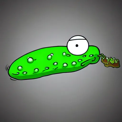 Prompt: HeisenRick turned himself into a pickle!