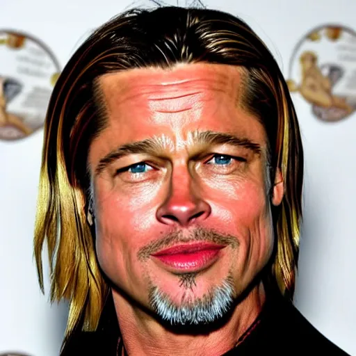 Prompt: brad pitt as a loaf of bread