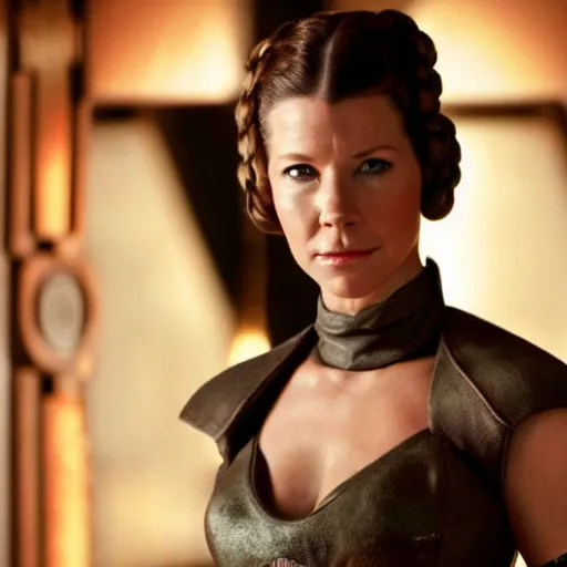 Image similar to Evangeline Lilly as Princess Leia