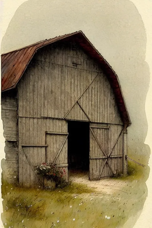 Prompt: ( ( ( ( ( 1 9 5 0 barn workshop. muted colors. ) ) ) ) ) by jean - baptiste monge!!!!!!!!!!!!!!!!!!!!!!!!!!!!!!