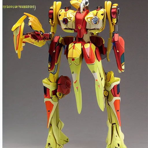 Image similar to futuristic nymphaea mecha waterlily upper body, sepals forming helmet, floral details, nymphaea, 8 k hd resolution, barbatos gundam with floral inlay, bandai box art, star trek, makoto kobayashi, frank gehry, raymond swanland