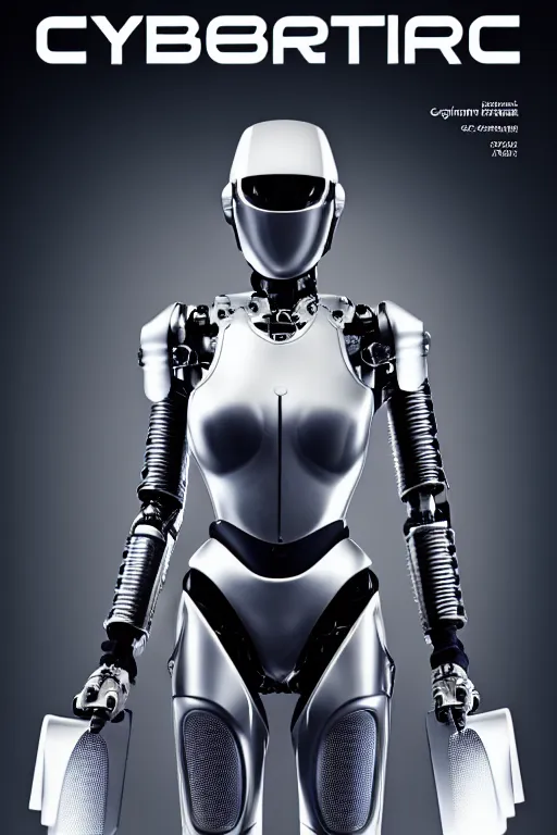 Image similar to cybernetic ultra high tech female knight, sci - fi, high technologies, futurism, exoskeleton, carbon, strong artificial intelligence, symmetry, cinematic, elegant, luxury, perfect light, perfect composition, dlsr photography, sharp focus, 8 k, ultra hd, sense of awe, highly detailed, realistic, intricate, science journal cover