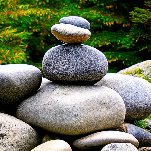 Image similar to zen cairn