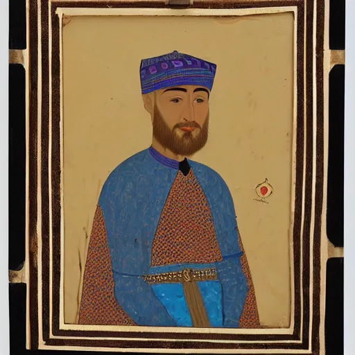 Image similar to portrait of a seljuk prince
