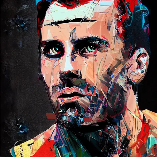 Image similar to Billy Butcher from The Boys (TV series), portrait, by Derek Gores, Trending on ArtStation