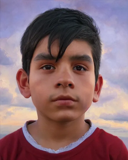 Image similar to portrait of a magical mexican boy, art by denys tsiperko and bogdan rezunenko, hyperrealism
