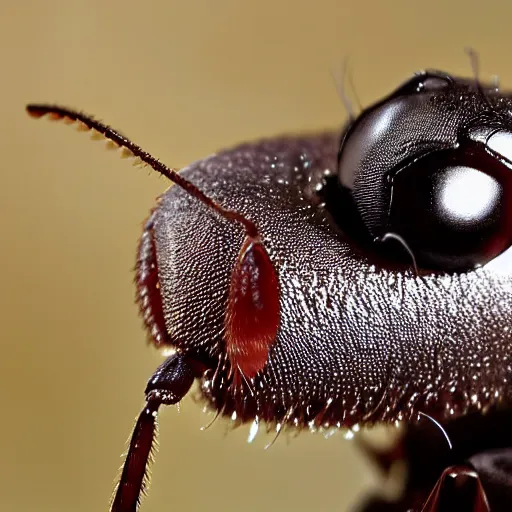 Prompt: POV of an ant entering the ear