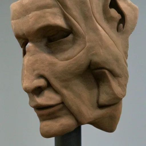 Image similar to A three-dimensional sculpture that appears to be a two-dimensional painting from certain angles.