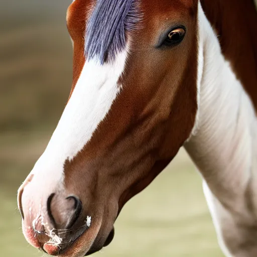 Image similar to close up photograph of horse with a shotgun snout, shotgun instead of snout, shotgun!! horse hybrid, the horse head was replaced with a shotgun, stoner eyes, 8 k resolution