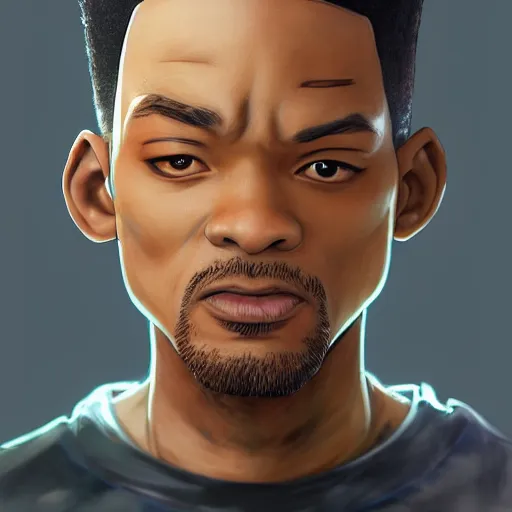 Prompt: anime portrait of an anime Will Smith dressed like One Punch Man by Stanley Artgerm Lau, WLOP, Rossdraws, James Jean, Andrei Riabovitchev, Marc Simonetti, and Sakimichan, trending on artstation