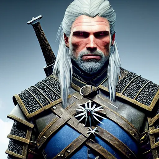 Prompt: anson mount as gerlat in the witcher 3