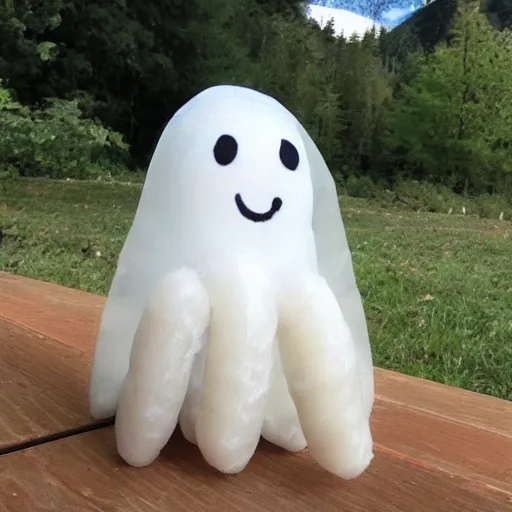 Image similar to lost old footage of hairy transparent ghost sausage