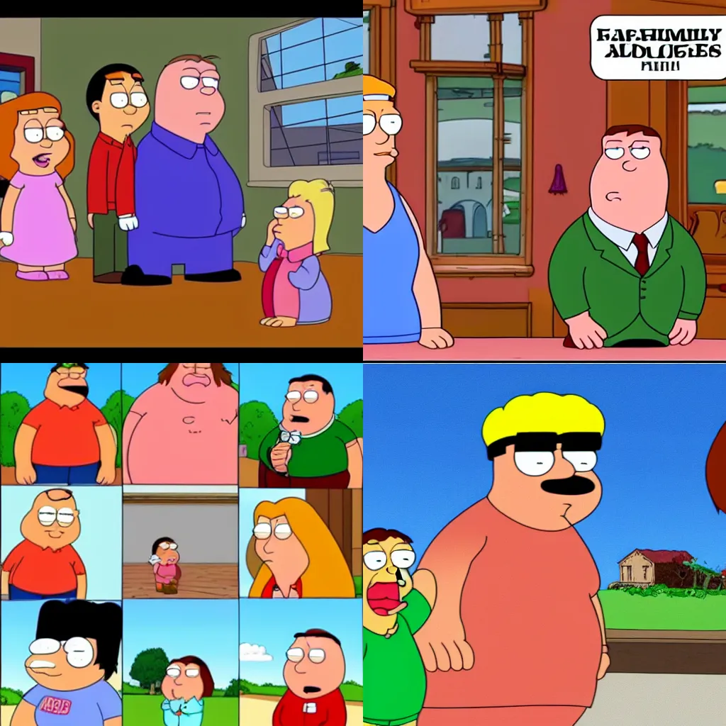Prompt: Family Guy Funny Moments