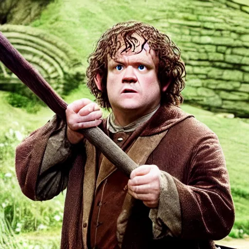 Image similar to john c. reilly as a hobbit in lord of the rings