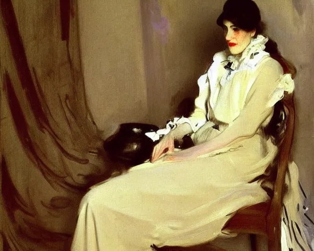 Image similar to painting by John Singer Sargent