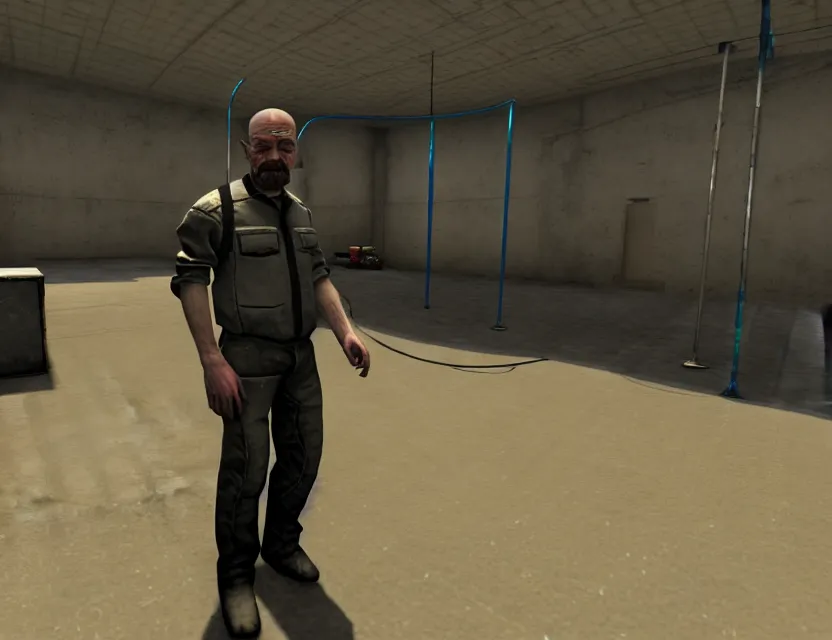 Prompt: CS:GO screenshot of walter white in a circus, HD, trending on tumblr, full screen