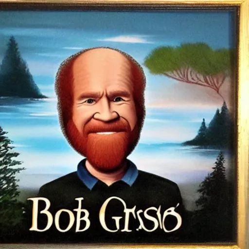 Prompt: the opposite of Bob Ross