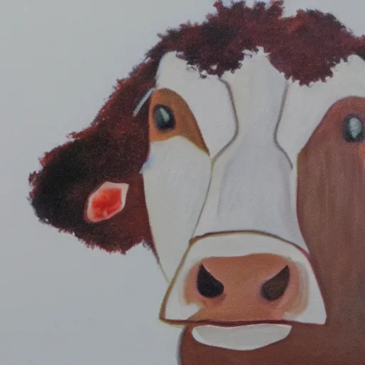 Prompt: award - winning artistic rendition of a cow