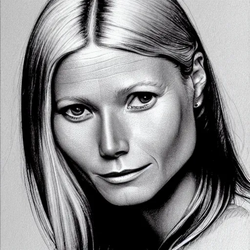 Image similar to “ gwyneth paltrow retro minimalist portrait by jean giraud, art of moebius, sharp, smooth face, comic, 8 k ”