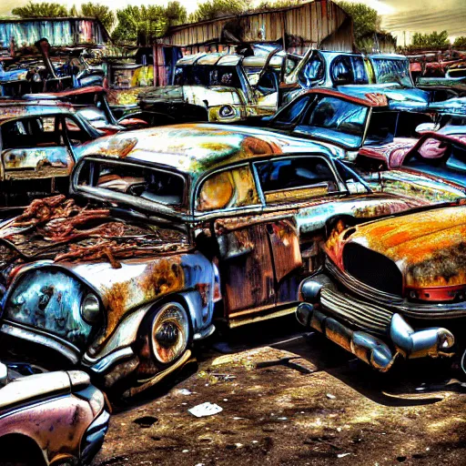 Image similar to Junkyard by Arman