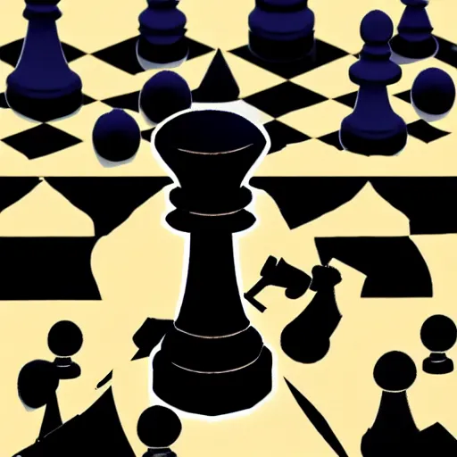 Image similar to a polygon mesh PNG of a chess piece