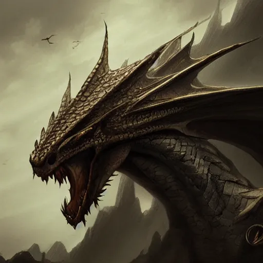 Image similar to dragon,epic,cinematic, fantasy art, concept art, photorealistic, highly detailed,