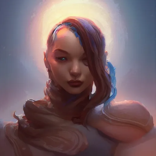 Image similar to portrait of a glazed bundt cake head on top of a woman\'s body , full of details, ultradetailed, matte painting, concept art, smooth, by Jordan Grimmer and by artgerm and by krenz cushart