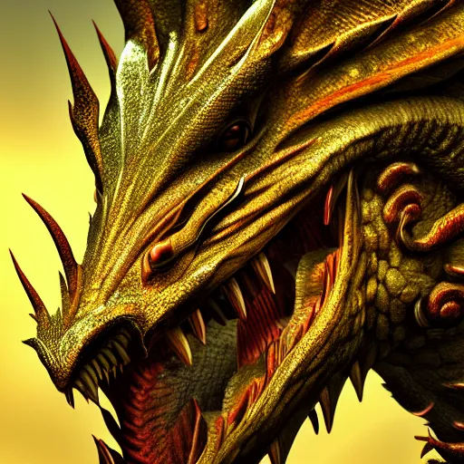 Image similar to dragon head, detailed, 4 k, realistic