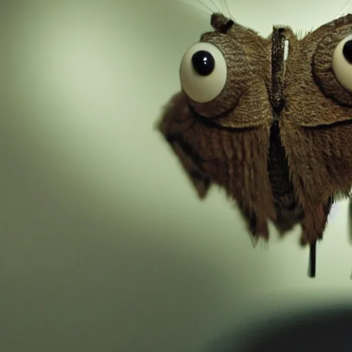 Image similar to anthropomorphic moth, the movie