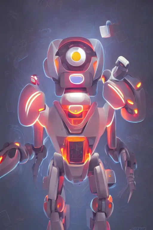 Image similar to metabots medabots medarotto medarot robot minimalist comics helmet mask neon cybereye, behance hd by jesper ejsing, by rhads, makoto shinkai and lois van baarle, ilya kuvshinov, rossdraws global illumination ray tracing hdr radiating a glowing aura