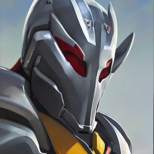 Image similar to greg manchess portrait painting of armored spiderman ultraman grey fox from metal gear cyborg gay japanese - american hybrid as overwatch character, medium shot, asymmetrical, profile picture, organic painting, sunny day, matte painting, bold shapes, hard edges, street art, trending on artstation, by huang guangjian and ail elvgren and sachin teng